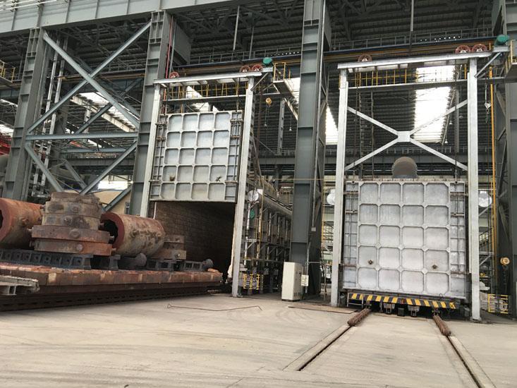 台车式天然气炉炉群